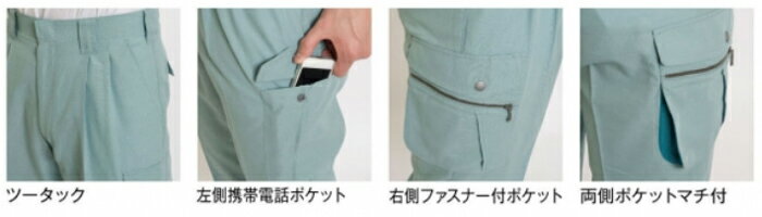 【楽天スーパーセール ポイント5倍】春夏用作業服 作業着カーゴパンツ 7103 (115cm・120cm)WORKWEAR 710シリーズTS DESIGN(藤和) お取寄せ