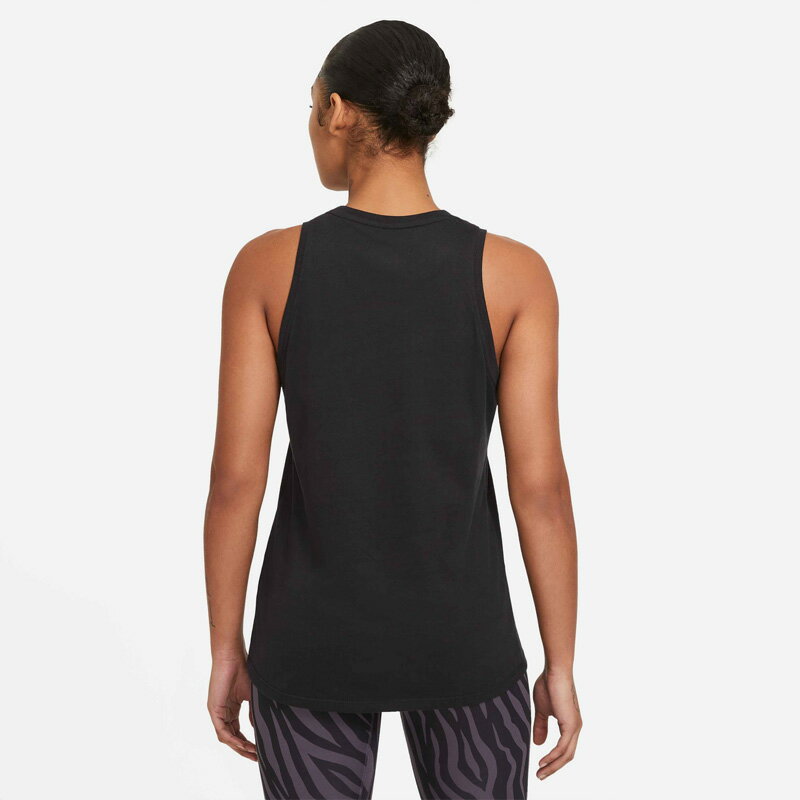タンクトップ ノースリーブ Tシャツ レディース ナイキ NIKE DRIーFIT DFC アイコンクラッシュ タンク/スポーツウェア トレーニング 女性 ビッグロゴ ゼブラ柄 ブラック ランニング トップス/DB9800-010