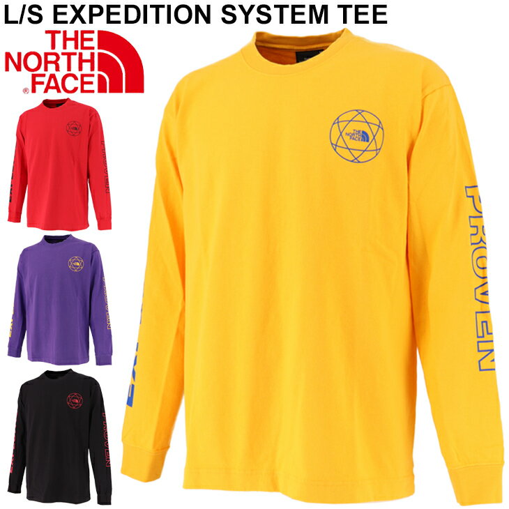 長袖 Tシャツ メンズ ノースフェイス THE NORTH FACE ロングスリーブ エクスペディション システム ティー/アウトドア スポーツ カジュアル クルーネック バックプリント 男性 長袖シャツ トップス/NT82034