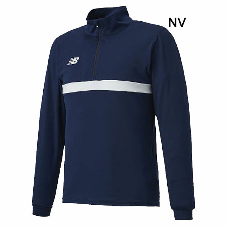 送料無料 ジャケット 長袖 ハーフジップ メンズ ニューバランス newbalance ミドルレイヤージャケット MIDDLE LAYER JACKET/スポーツウェア 男性 トップス 普段使い 黒 ブラック ネイビー/JMJF9401【取寄】【返品不可】