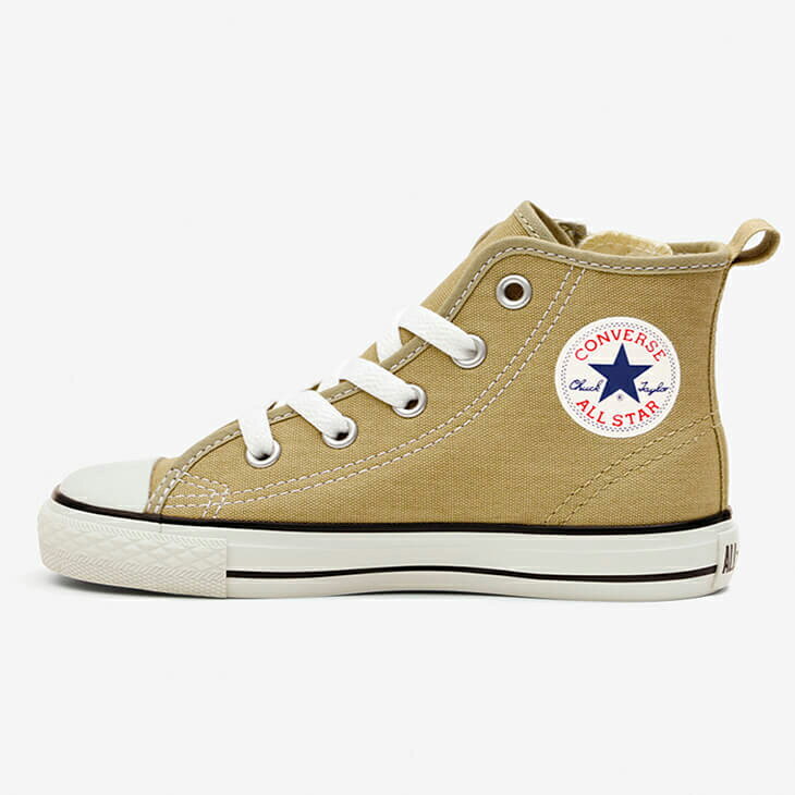 キッズ スニーカー ジュニア シューズ 15.0-22.0cm 子供靴 コンバース CONVERSE CHILD ALLSTAR N カラーズ Z HI/カジュアル 男の子 女の子 ベージュ シンプル 運動靴 くつ/3730093