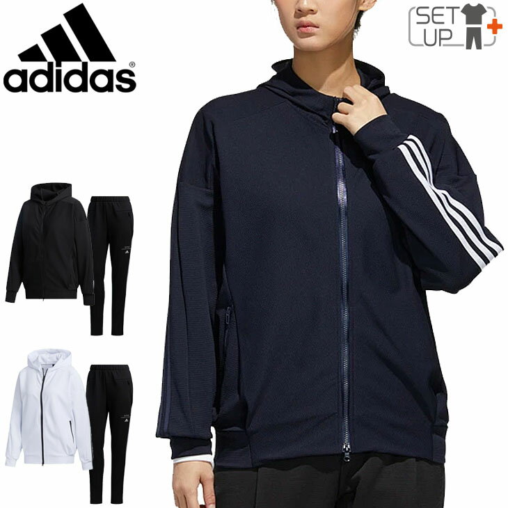 スウェット 上下セット レディース アディダス adidas W MUST HAVES SWT フー ...