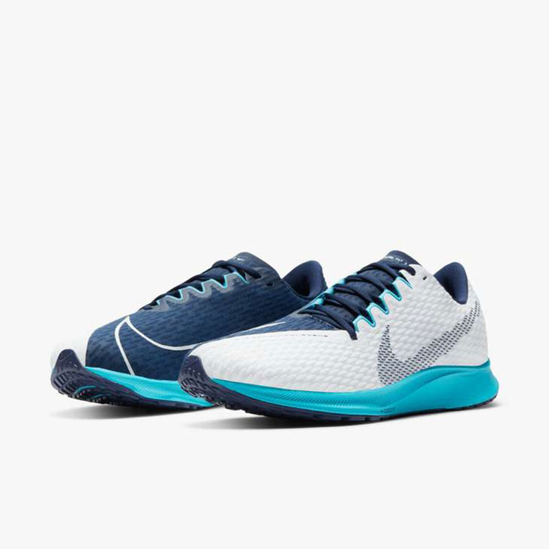 ランニングシューズ メンズ シューズ ナイキ NIKE ズーム ライバル フライ 2/スポーツシューズ ジョギング マラソン トレーニング 男性 ホワイトネイビー 白紺 スニーカー 運動 靴 ZOOM RIVAL　FLY 2 くつ/CJ0710-102