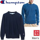 スウェット 長袖 メンズ チャンピオン champion リバースウィーブ 10oz(オンス) 男性用 クルーネック 丸首 スポーツ カジュアル スエット トレーナー インディゴ染め C3K003 トップス/C3-K003