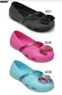 キッズ サンダル クロックス crocs リナ フラット ガールズ ジュニア 子供靴 ストラップサンダル 女の子 15.0-21.0cm ぺたんこ フラット lina flat kids 正規品 かわいい バレエシューズ 204028