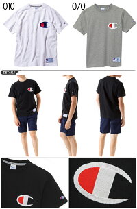 Tシャツ/半袖/メンズ/チャンピオン/champion/ガーメントウォッシュ/トレーニング/ジム/スポーツ/カジュアル/ウェア/男性用/ロゴ/プリントT/クルーネック/半そで/T-SHIRTS/全6カラー/C3F362/正規品/C3-F362