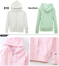 スウェットパーカーレディース/チャンピオンchampionBASIC/ジップアップパーカスポーツカジュアルシンプルCロゴ女性用スエットアウター/CW-K109