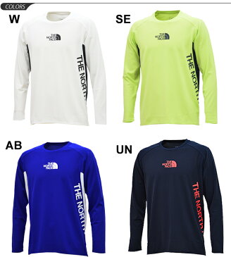 Tシャツ 長袖 ランニング メンズ ザノースフェイス THE NORTH FACE L/S FLASHDRY Racing CREW スポーツウェア ジョギング マラソン 男性用 ロゴ 吸汗速乾 トップス/ NT11996