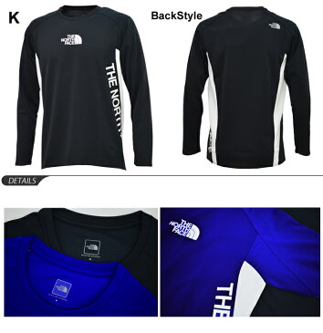 Tシャツ 長袖 ランニング メンズ ザノースフェイス THE NORTH FACE L/S FLASHDRY Racing CREW スポーツウェア ジョギング マラソン 男性用 ロゴ 吸汗速乾 トップス/ NT11996