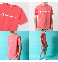 Tシャツ半袖メンズChampionチャンピオンベーシックTEE/丸首ロゴTスポーツカジュアルシンプル男性紳士服半袖シャツトップス/C3-P302
