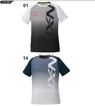 Tシャツ 半袖 メンズ レディースミズノ mizuno N-XT TEE スポーツウェア 自宅トレーニング ランニング 昇華プリント 吸汗速乾 ビッグロゴ 男女兼用 スリムフィット クルーネック 半袖シャツ 練習 部活 ジム トップス/32JA0210