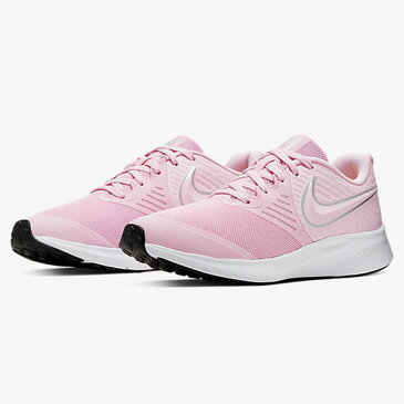 キッズ シューズ ジュニア スニーカー 女の子 子ども ナイキ NIKE スターランナー2 GS 子供靴 22.5-24.5cm 紐靴 ひもくつ ランニングシューズ 女児 小学生 運動靴 くつ/AQ3542-601