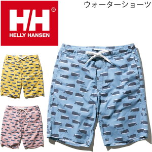 ウォーターパンツ 水着 ショートパンツ メンズ ヘリーハンセン HELLY HANSEN ホエールプリントウォーターショーツ/水陸両用 男性 マリンスポーツ ビーチ 海水浴 プール アウトドア キャンプ タウン 短パン/HE72023【返品不可】