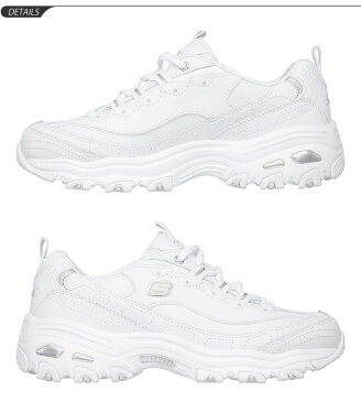 スニーカー レディース 厚底 シューズ スケッチャーズ SKECHERS ディーライト フレッシュスタート D'LITES FRESH START/ダッドスニーカー 白靴 ホワイト スポーティ カジュアル LAスニーカー 靴 くつ/11931