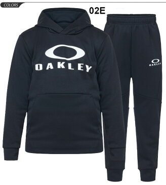 スウェット 上下セット キッズ ジュニア 子供服 オークリー OAKLEY Enhance Fleece プルオーバーフーディ ロングパンツ 上下組/スポーツウェア 130-160cm スエット セットアップ 運動 普段着/FOA400837-FOA400827