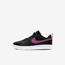 キッズ シューズ ジュニア スニーカー 子供靴 ナイキ NIKE コート バーロウ LOW2 PSV/運動靴 16.5-22.0cm 男の子 女の子 スポーツ カジュアル ベルクロ 黒 ブラック系 通学 小学生 くつ/BQ5451-003