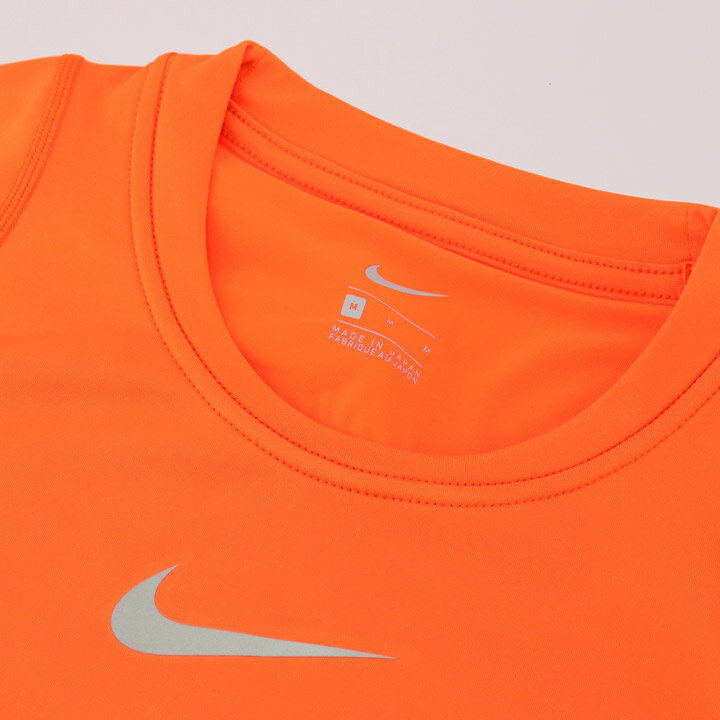 コンプレッション 長袖シャツ メンズ ナイキ NIKE PRO ナイキプロ/スポーツウェア 自宅トレーニング ジム ランニング 男性用 アンダーシャツ インナー クルーネック 機能ウェア 紳士 トップス オレンジ/AO4857-801