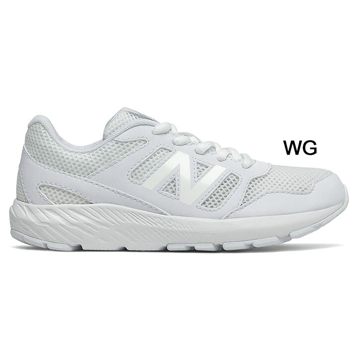 キッズシューズ ジュニア スニーカー 男の子 女の子 子ども ニューバランス newbalance YK570/ひも靴 子供靴 19-25.0cm ランニング スポーツ カジュアル 運動靴 小学生 通学 くつ/YK570-NB