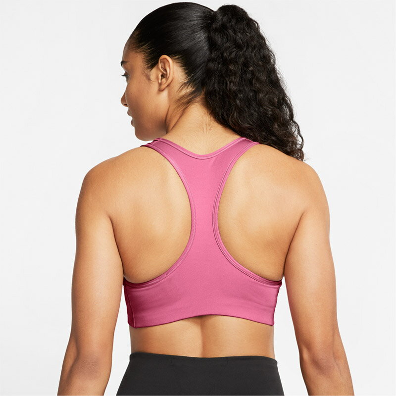スポーツブラ ミディアムサポート レディース ナイキ NIKE MED ノンパッドフューチュラブラ/スポーツウェア 女性 スポブラ ピンク系 ブラトップ ジム ランニング フィットネス ヨガ 自宅トレーニング/BV3644-684【返品不可】