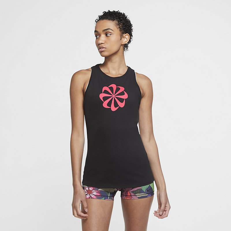 タンクトップ ノースリーブシャツ レディース ナイキ NIKE W'Sドライ DFC アイコンクラッシュタンク/スポーツウェア トレーニング フィットネス ヨガ ピラティス ジム 黒 ブラック 女性 トップス/CV5247-010格安セール情報　楽天　通販