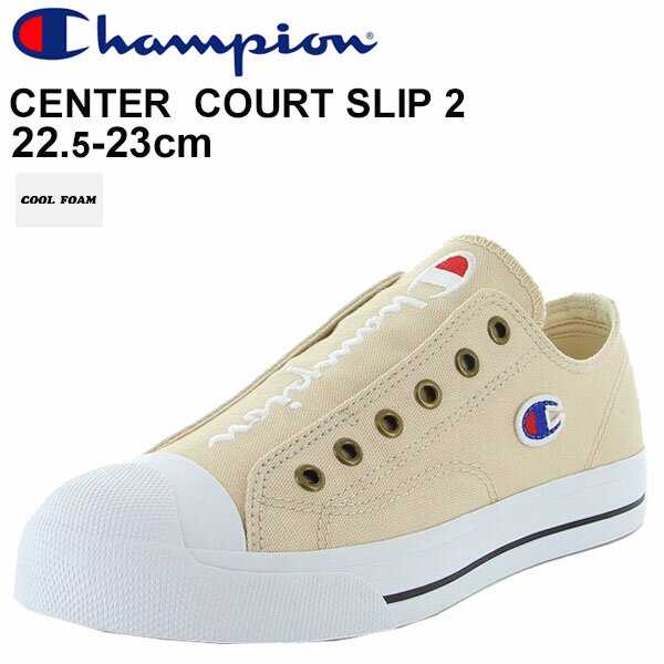 スニーカー メンズ レディース スリッポンタイプ シューズ/チャンピオン Champion センターコート SLIP 2/ローカット E幅 細身 キャンバス 男女兼用 カジュアル 運動靴 ローテク くつ/CP-LC037