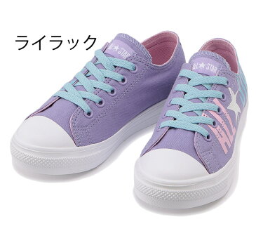 ガールズ スニーカー キッズ シューズ ジュニア 子供靴 女の子 19-24cm コンバース converse チャイルド オールスターライト パステルロゴ OX/ローカット ビッグロゴ キャンバス カジュアル 子ども かわいい くつ/3730073