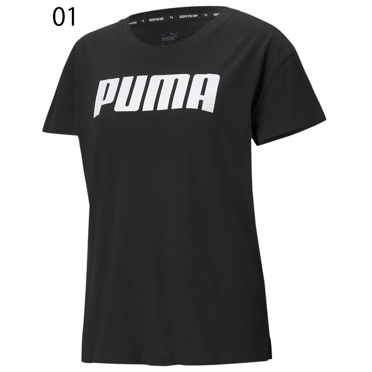 半袖 Tシャツ レディース/プーマ PUMA RTG ロゴ Tee/スポーツウェア 吸汗速乾 トレーニング フィットネス 女性 プリントT トップス/588938