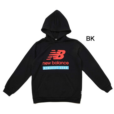 キッズ プルオーバー パーカー 長袖 ジュニア 130-160cm 子供服/ニューバランス NEWBALANCE NB Essentials スウェットフーディー/スポーツウェア カジュアル スエット トレーナー トップス 運動 普段使い/JJTP1300