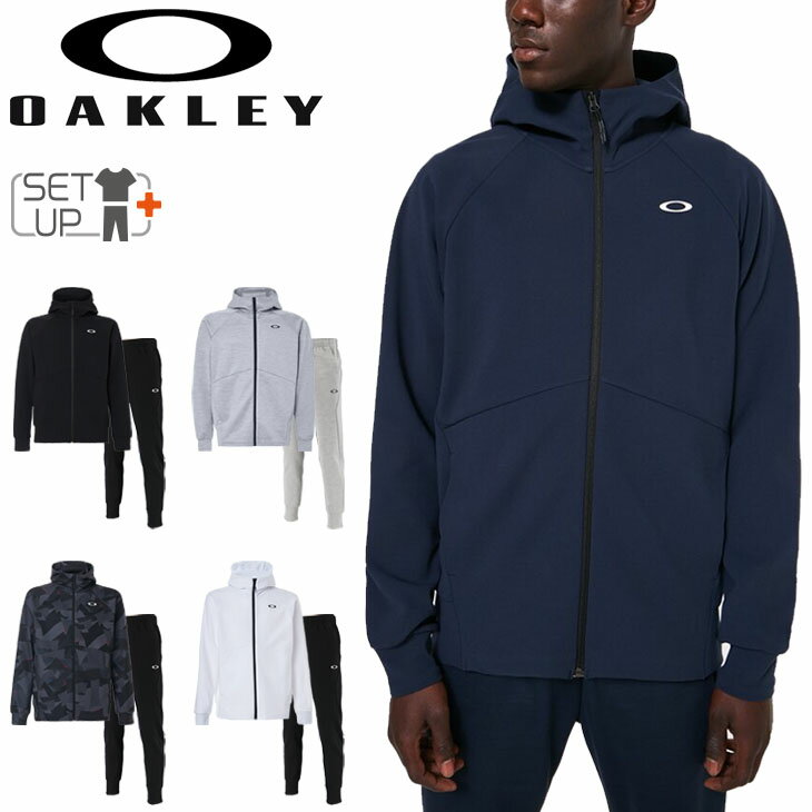 スウェット 上下セット メンズ セットアップ/オークリー OAKLEY ENHANCE QD FLEECE JACKET&PANTS 11.0/スポーツウェア トレーニング スエット 男性 上下組 ジム 自宅トレ 普段使い/FOA402199-FOA402387