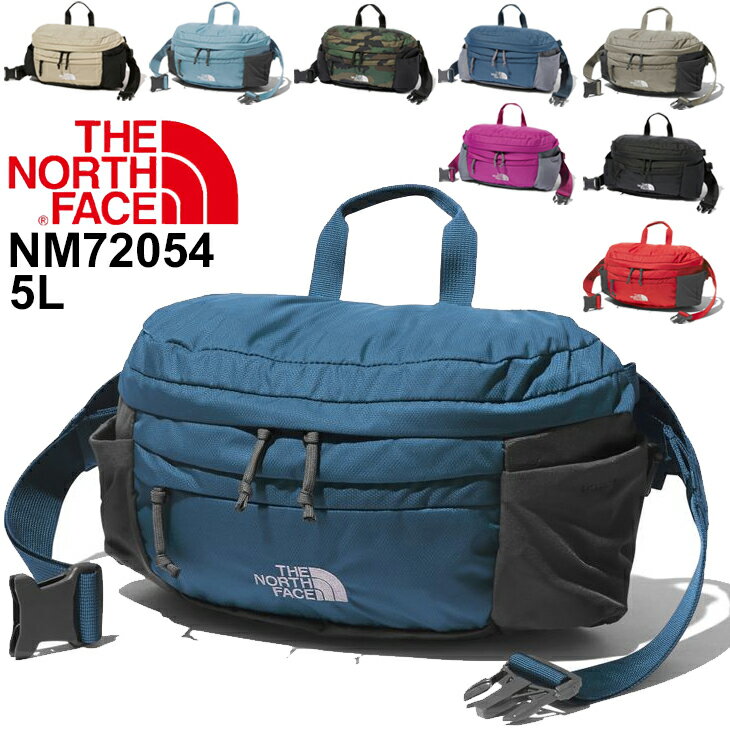 ウエストポーチ ヒップバッグ メンズ レディース/ノースフェイス THE NORTH FACE スピナ 5L/ウエストポーチ ボトルポケット付き アウトドア カジュアル 鞄 男女兼用 かばん/NM72054