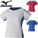 半袖 Tシャツ レディース ミズノ mizuno クイックドライゲームシャツ バドミントン ソフトテニス スポーツウェア 女性 吸汗速乾 トップス/72MA1204【取寄】【返品不可】