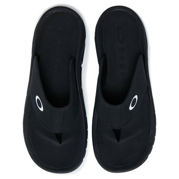 スポーツサンダル メンズ シューズ オークリー OAKLEY スーパーコイルサンダル SUPER COIL SANDAL 2.0/フリップ ビーチサンダル 男性 25-28cm 黒 ブラック ビーサン 雪駄 くつ/15030