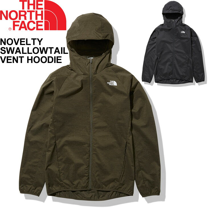 ランニングジャケット メンズ アウターシェル ノースフェイス THE NORTH FACE ノベルティースワローテイルベントフーディ/ウィンドブレーカー スポーツ ジョギング 男性 撥水 防風 上着/NP71983