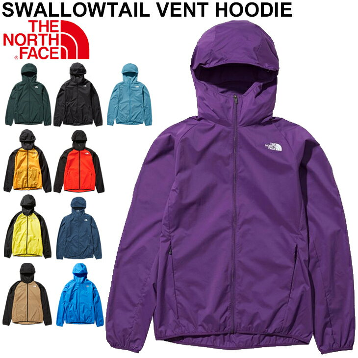 ウィンドブレーカー ランニング ジャケット メンズ ノースフェイス スワローテイルベントフーディ/アウターシェル 男性 トレラン ジョギング トレーニング 撥水 ポケッタブル 上着/NP71973【RKap】