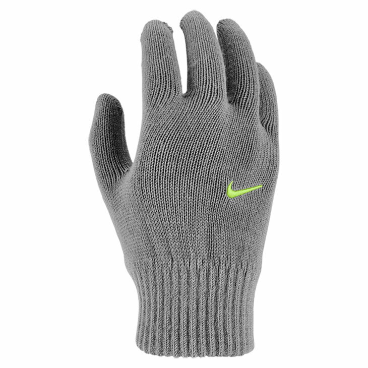 ジュニア ニット手袋 キッズ 子供用 ナイキ NIKE ユース スウッシュ ニットグローブ2.0/子ども 防寒 スポーツ アクセサリー グレー 手袋/CW3014-067