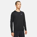 ナイキ ランニング ジム Tシャツ 長袖 メンズ ナイキ NIKE Dri-FIT UV マイラー L/S トップ/ジョギング トレーニング 男性 ブラック 黒 スポーツウェア トップス/DD4577-010