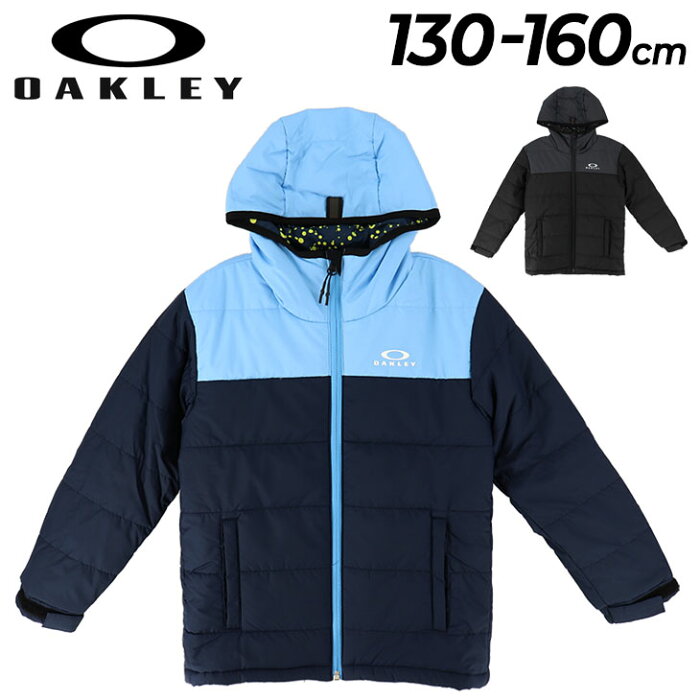 キッズ 中綿ジャケット ジュニア 130-160cm 子供服/オークリー OAKLEY 子ども スポーツウェア アウター 保温 軽量 撥水 ジャンバー ENHANCEWIND INSULATION JACKET YTR 上着/FOA402903