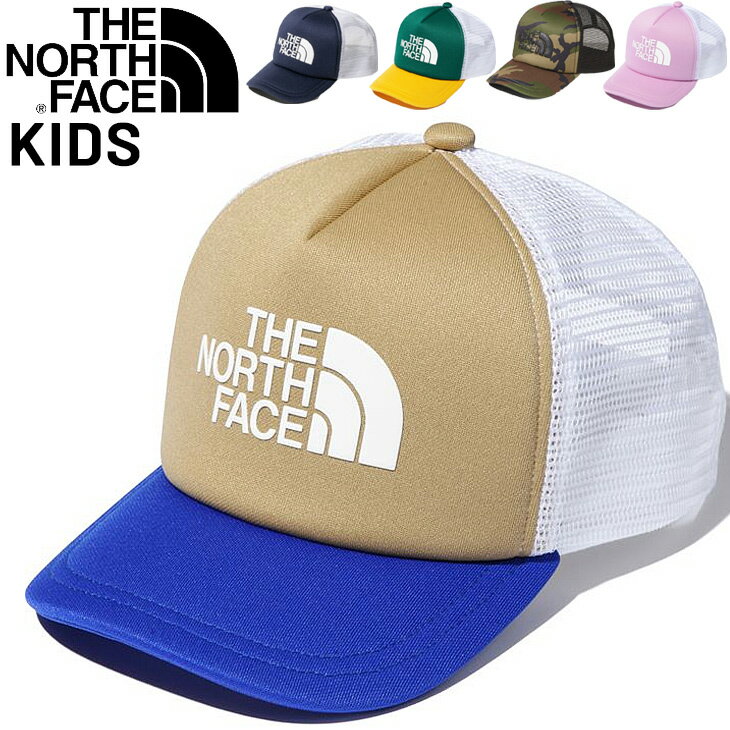 キッズ 帽子 ノースフェイス 子ども用 THE NORTH FACE ロゴメッシュキャップ/アウトドア カジュアル 子供 男の子 女の子 ぼうし アクセサリー/NNJ01911