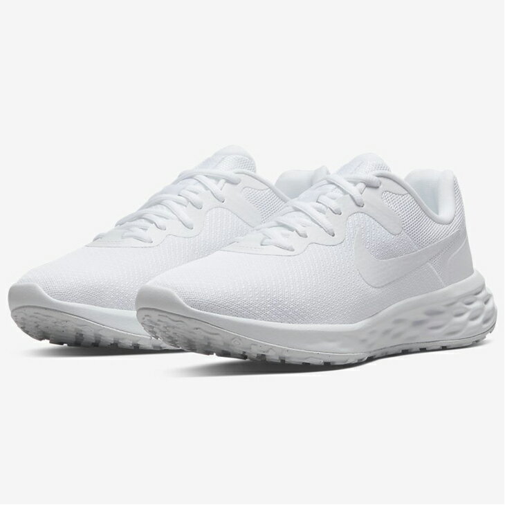 送料無料 ランニングシューズ 運動靴 ジョギングシューズ レディース スニーカー/ナイキ NIKE WSレボリューション6/ジョギング トレーニング 女性 靴 白靴 ホワイト 通学 学生 ジム スポーツシューズ くつ/DC3729-102のサムネイル