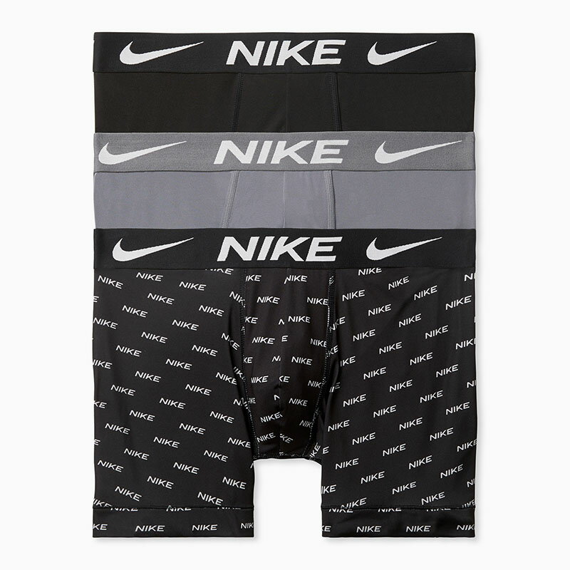 送料無料 ナイキ ボクサーパンツ 3枚組 メンズ USサイズ NIKE BOXER BRIEF 3PK ボクサーブリーフ アンダーウェア インナー 男性 下着/KE1157-9SC【返品不可】