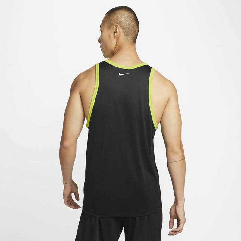 送料無料 ナイキ タンクトップ ハーフパンツ 上下 メンズ セットアップ NIKE Dri-FIT バスケットボール スポーツウェア 練習 男性 バスケシャツ バスパン 上下組 ブラック 黒/DH7137-DH7165-010