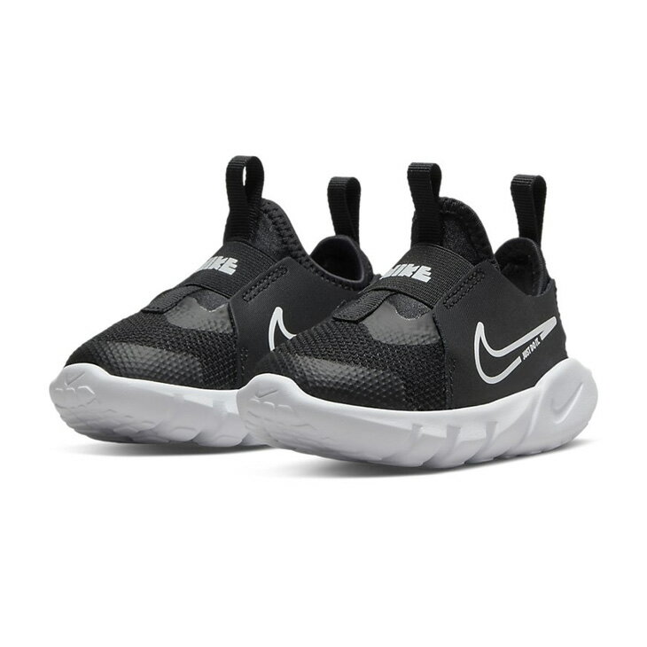 ベビー スニーカー キッズシューズ 12-16cm 子供靴 キッズスニーカー/ナイキ NIKE フレックス ランナー 2 TDV/スリッポン 子ども 赤ちゃん スポーティカジュアル 男の子 女の子 ブラック くつ/DJ6039-002のサムネイル