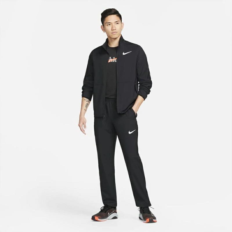 送料無料 トレーニングウェア 上下 メンズ セットアップ/ナイキ NIKE ウーブン ジャケット ロングパンツ/ウィンドブレーカー スポーツウェア フィットネス ジム 運動 男性 上下組 ブラック 黒/DM6620-DM6627-011