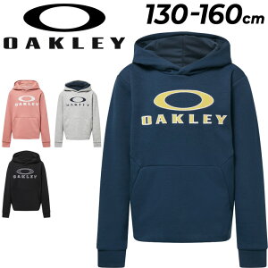 送料無料 キッズ スウェット パーカー 130-160cm 子供服/オークリー OAKLEY プルオーバー トレーナー フーディ 子ども スポーツウェア トレーニング カジュアル トップス スエット/FOA403477