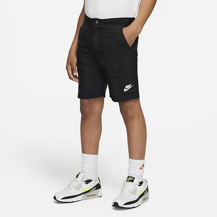 ハーフパンツ キッズ ジュニア 子供服 /ナイキ NIKE ウーブン ショートパンツ/子ども スポーツウェア 運動 デイリー カジュアル 半ズボン 短パン/DO6584-010