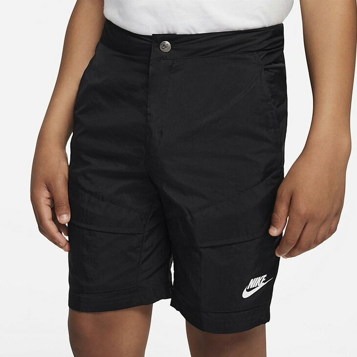 ハーフパンツ キッズ ジュニア 子供服 /ナイキ NIKE ウーブン ショートパンツ/子ども スポーツウェア 運動 デイリー カジュアル 半ズボン 短パン/DO6584-010