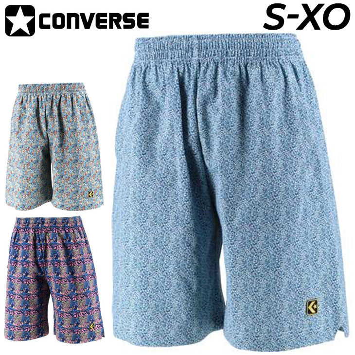 ハーフパンツ メンズ コンバース CONVERSE GS ゴールドシリーズ プラクティスパンツ(ポケット付き)/バスケットボール スポーツウェア バスパン 吸汗速乾 男性 アニマル柄 ボトムス/CBG222851