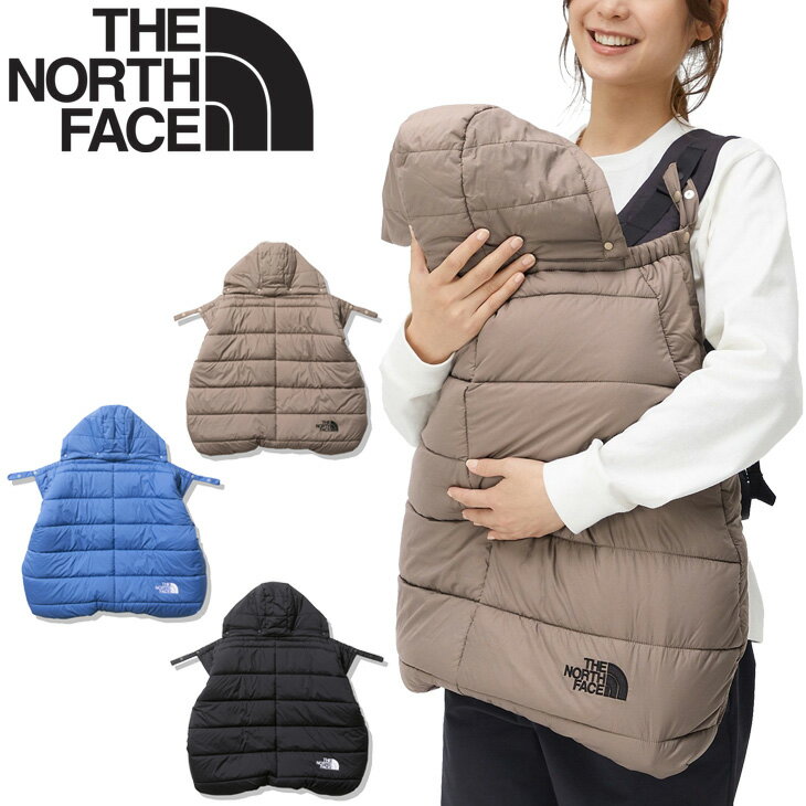 送料無料 ベビー用品 ノースフェイス THE NORTH FACE シェルブランケット 中綿入り/防寒 保温 はっ水 抱っこ紐カバー ベビーカー ケープ ポケッタブル 赤ちゃん 乳児 秋冬/NNB72201のサムネイル