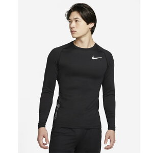 ナイキ インナーシャツ 長袖 メンズ/NIKE PRO クルーネック トレーニング スポーツウェア ランニング ジョギング ジム 男性 ブラック 黒 トップス サステナブル/DQ5449-010【返品不可】