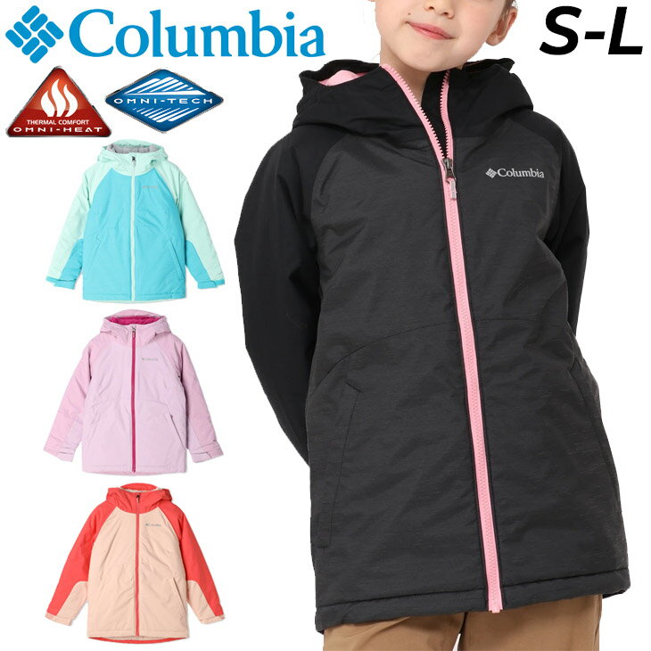 送料無料 キッズ 中綿ジャケット 女の子 アウター 130-155cm 子供服/コロンビア Columbia アルパインアクション2/子ども スノーウェア フード付き 保温 防寒 スキー スノボ― ウィンタースポーツ 女児 ジャンバー 上着 ガールズ/SG0222のサムネイル
